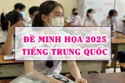 Đề minh hoạ 2025 Tiếng Trung Quốc thi tốt nghiệp THPT